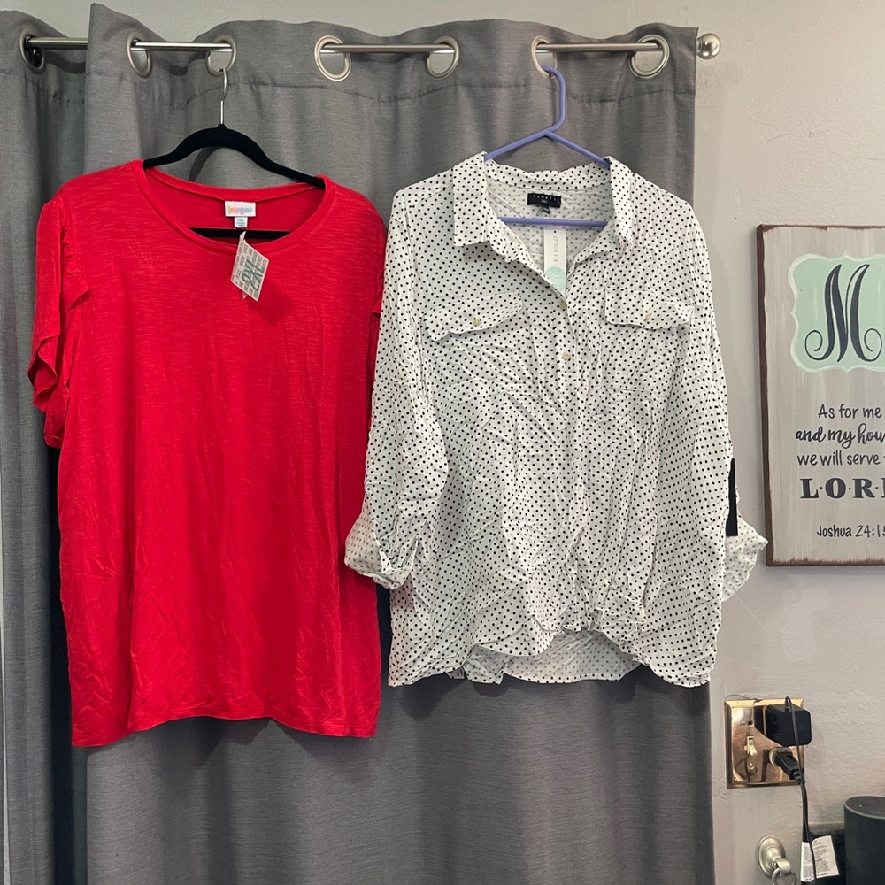 LuLaRoe Olive and Stitch Fix Tops